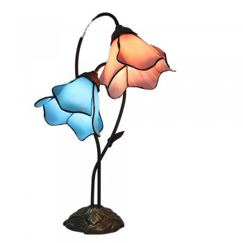 The Art of Illumination: Longhuijing's Stained Glass Table Lamp
